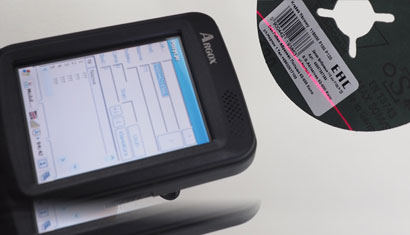 scanning barcode with a handheld reader