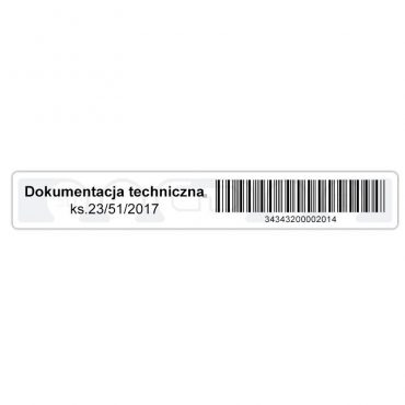 Smartrac ShortDipole etykieta rfid uhf do zadruku